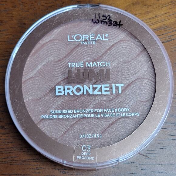 L'Oréal True Match LUMI Bronze It Sunkissed Bronzer for Face Body 03 DEEP✨️NEW✨️ - Picture 2 of 6